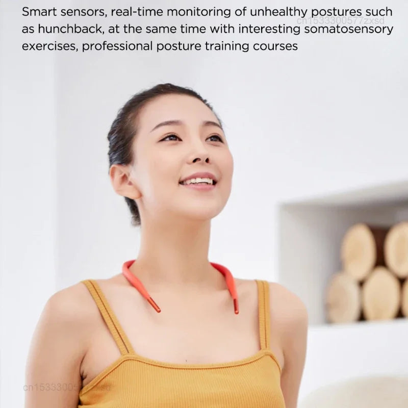 hipee P1 Smart Posture Trainer & Corrector, Control with App, Check Posture in Real Time, Strapless, Boost Health & Temperament