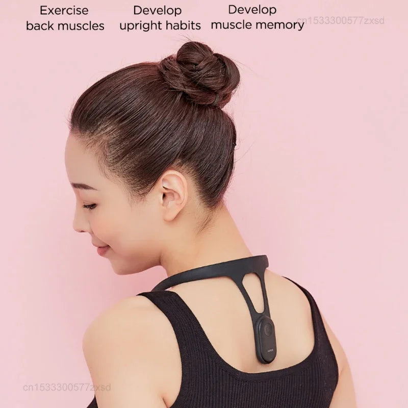 hipee P1 Smart Posture Trainer & Corrector, Control with App, Check Posture in Real Time, Strapless, Boost Health & Temperament